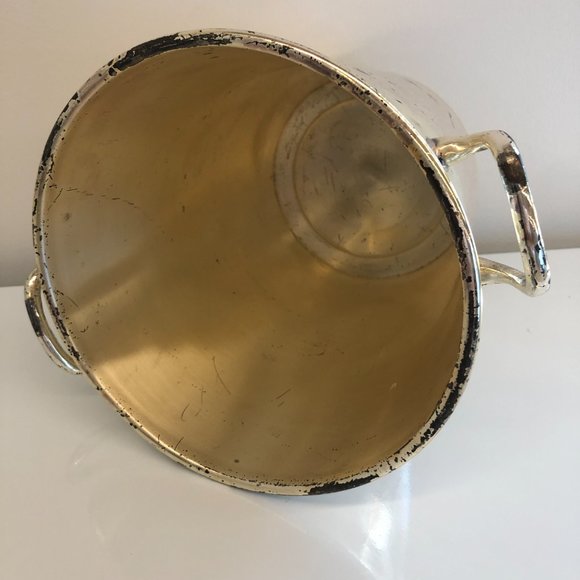 Silver-Plated Champagne Bucket with Handles - Picture 4 of 5